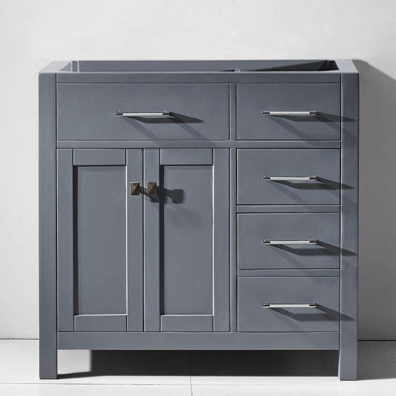 Winston Porter Slagelse 36" Bathroom Vanity Base Only & Reviews Wayfair